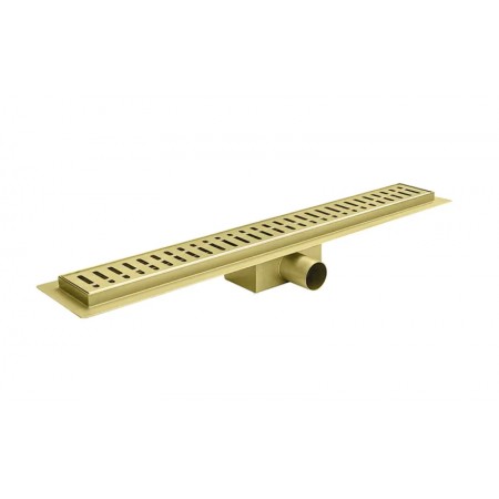 Душевой трап из нержавеющей стали SUS304 Koer FD35-70x800-Brushed Gold (AC0719)